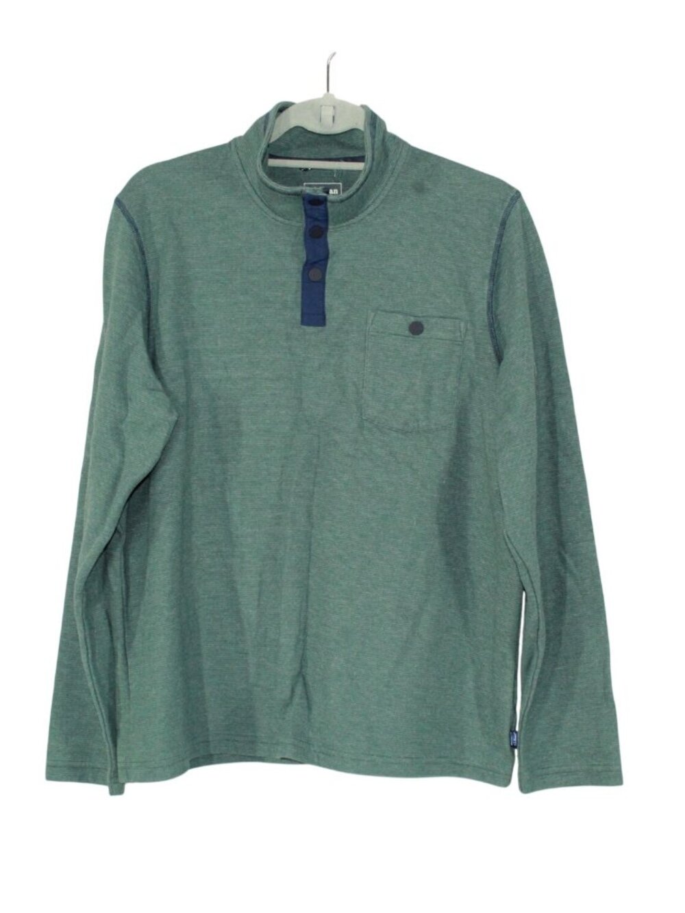 LL Bean Bold Coast Pullover Casual Outdoor Layering Green Size Large